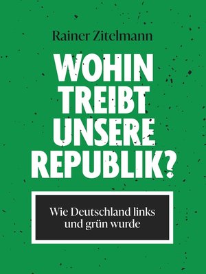 cover image of Wohin treibt unsere Republik?